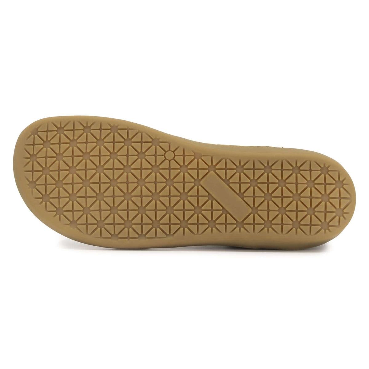 zero drop barefoot outsole in gum on white background
