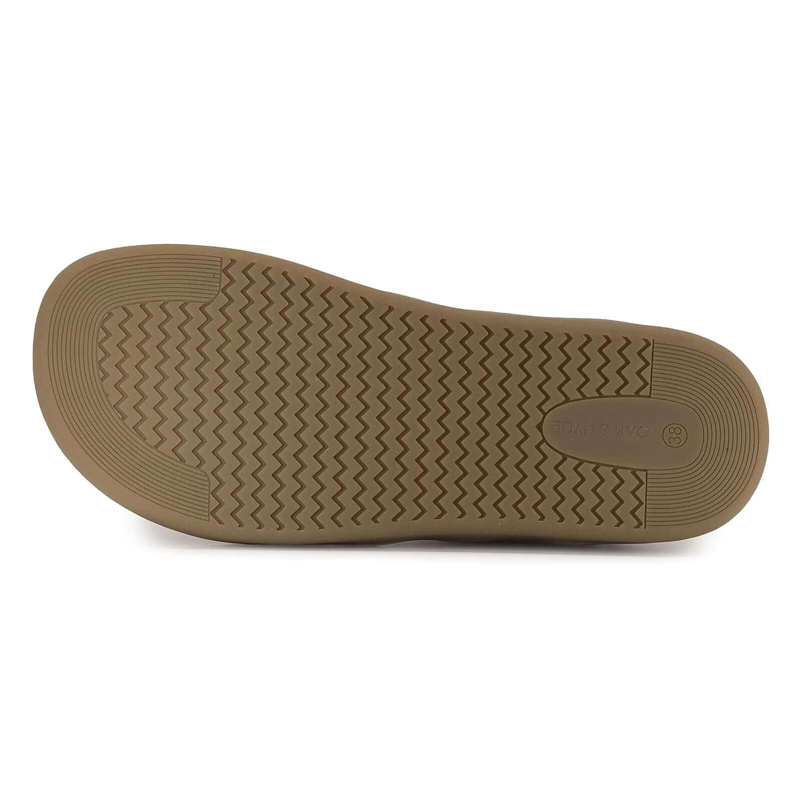 zero drop outsole of womens larch barefoot trainers showing tread pattern