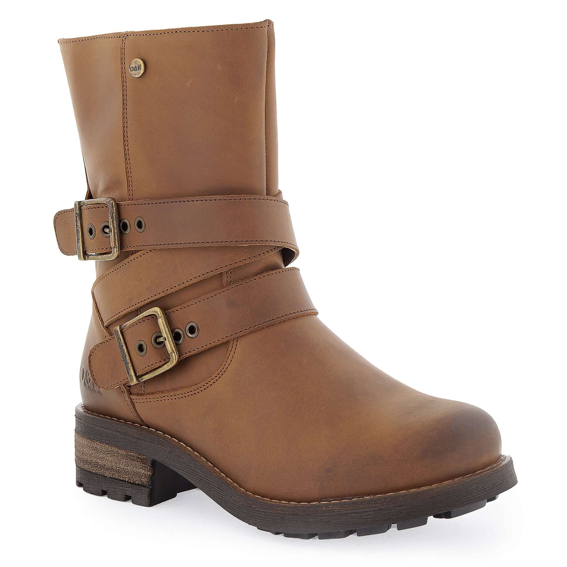 ladies tan leather boots uk