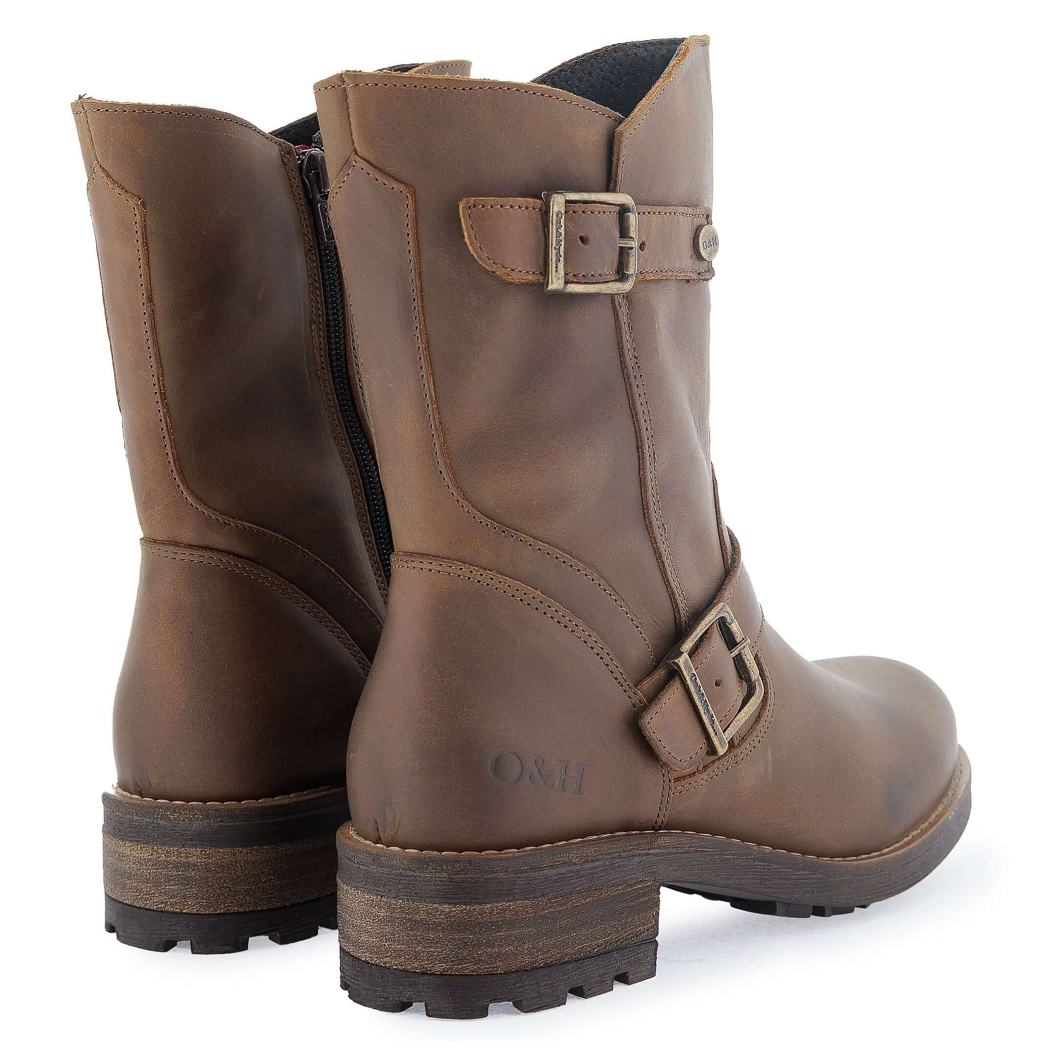 Women s Crest Demi 2 Mid Calf Boots Dark Brown