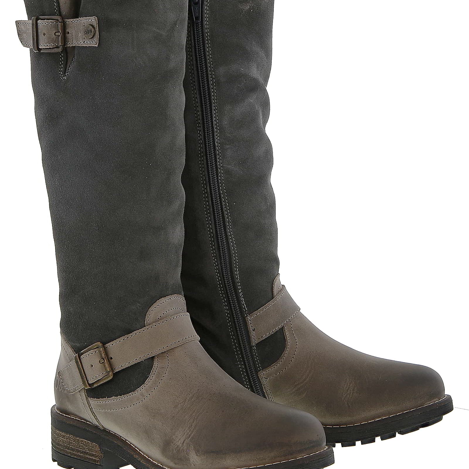 Womens Bridge Tall Country Boots - Grey