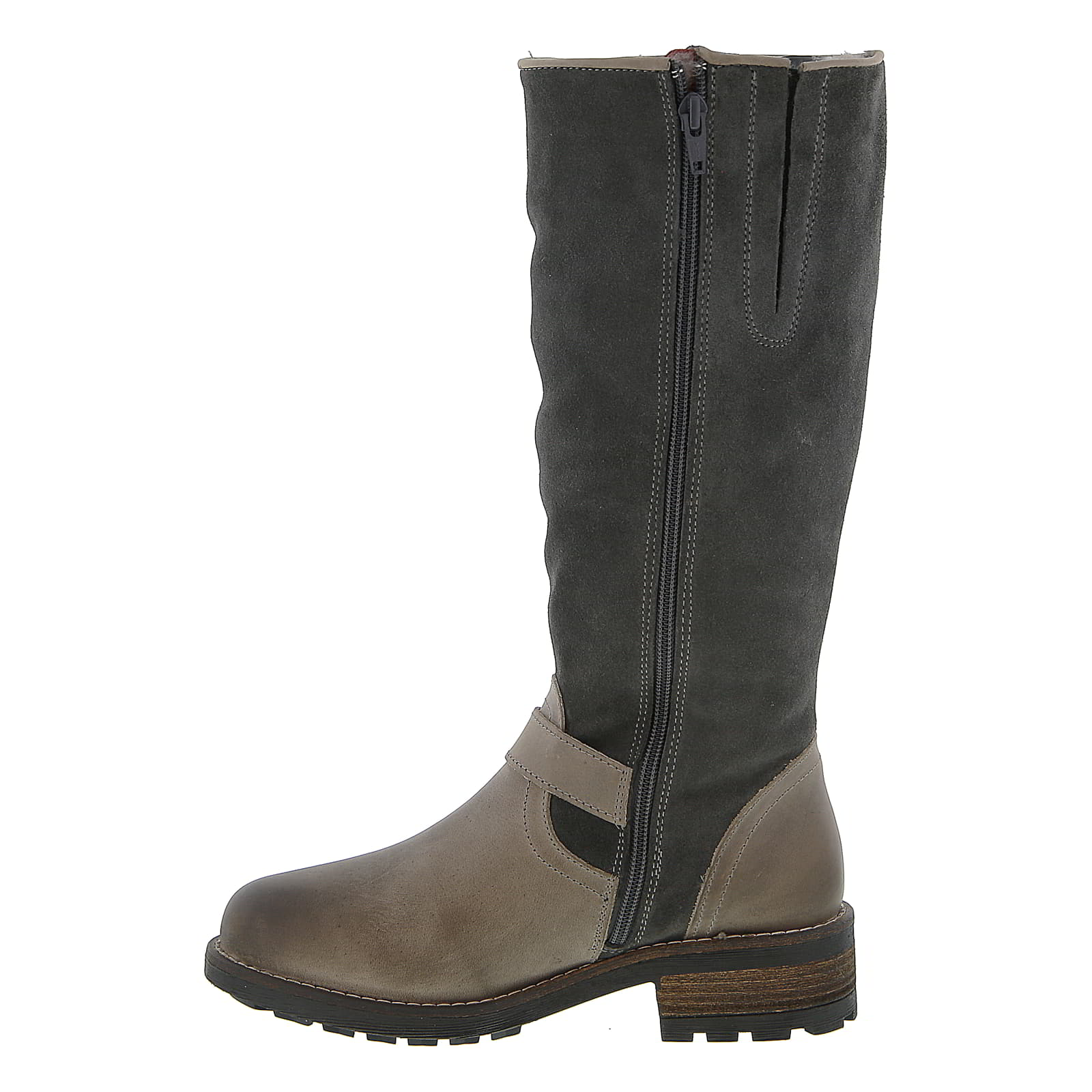 Womens Bridge Tall Country Boots - Grey