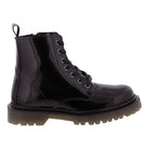 Womens Brixton 7 Leather Ankle Boots - Patent Black