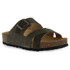 Womens Elche Mid Platform Slide Sandals - Castor