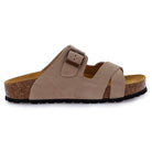 Womens Elche Mid Platform Slide Sandals - Piedra