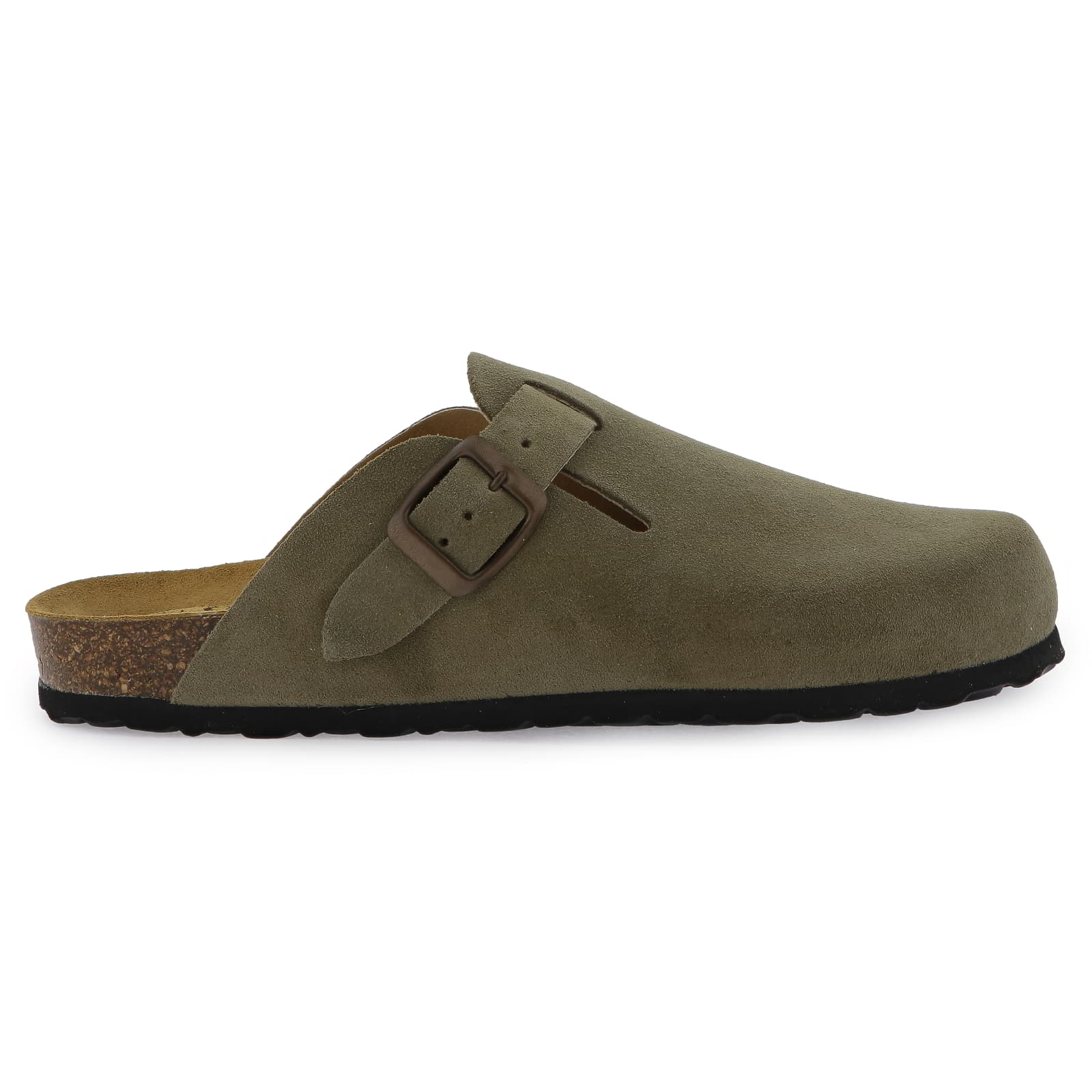 Womens Gibraltar Leather Clogs - Light Khaki