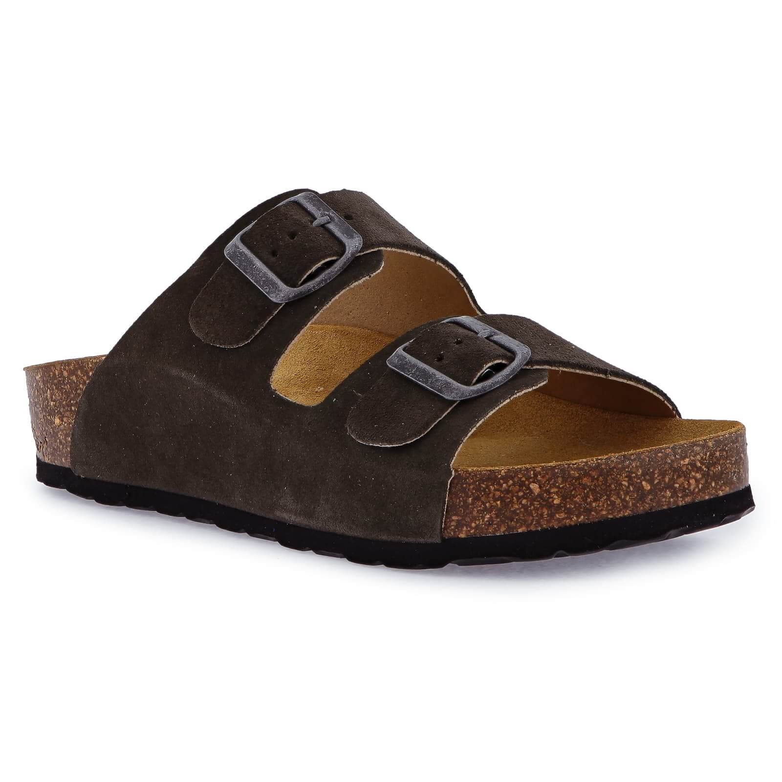 Womens Malaga Mid Platform Slide Sandals - Castor