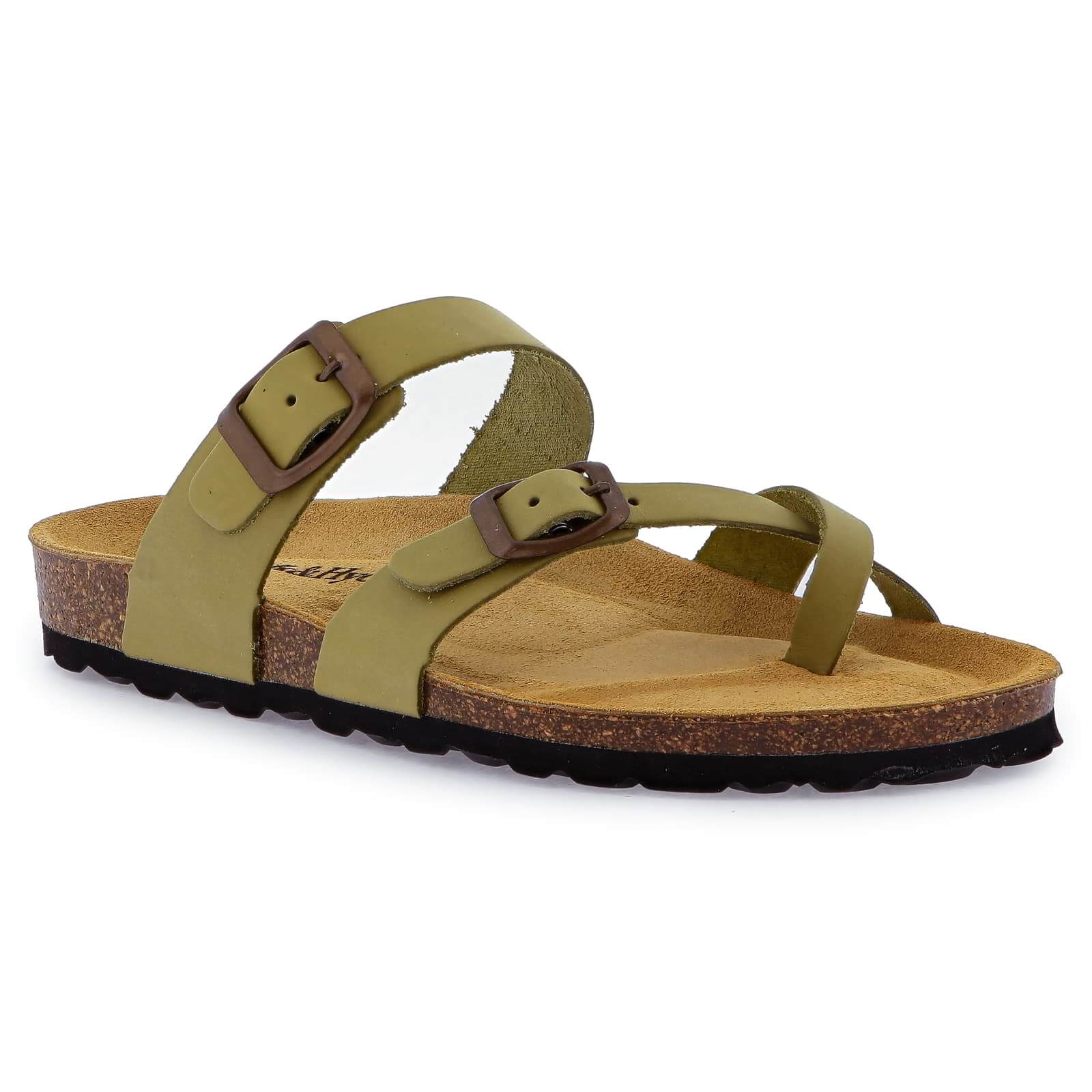 Womens Savannah Toe Post Sandals - Kiwi