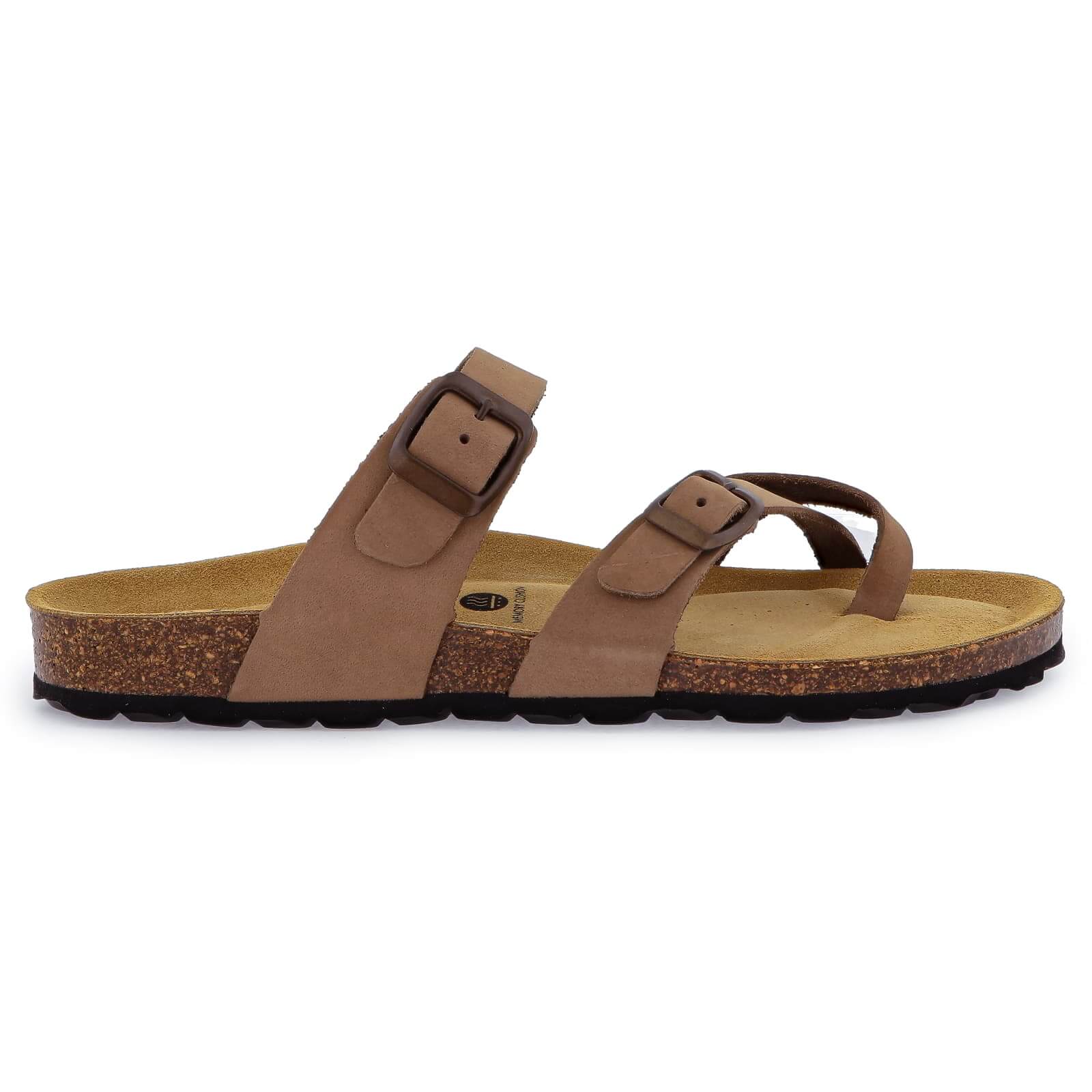 Womens Savannah Toe Post Sandals - Taupe