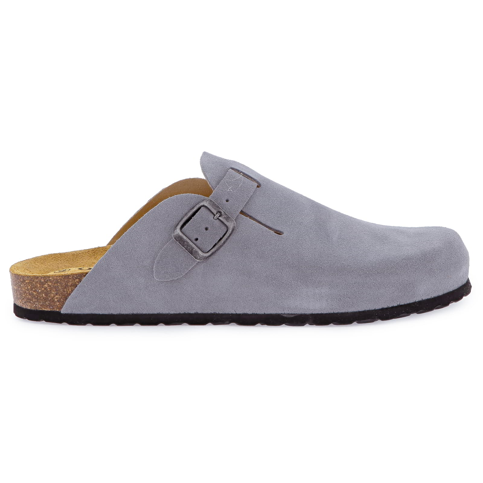 Mens Sir Gibraltar Leather Clogs - Denim