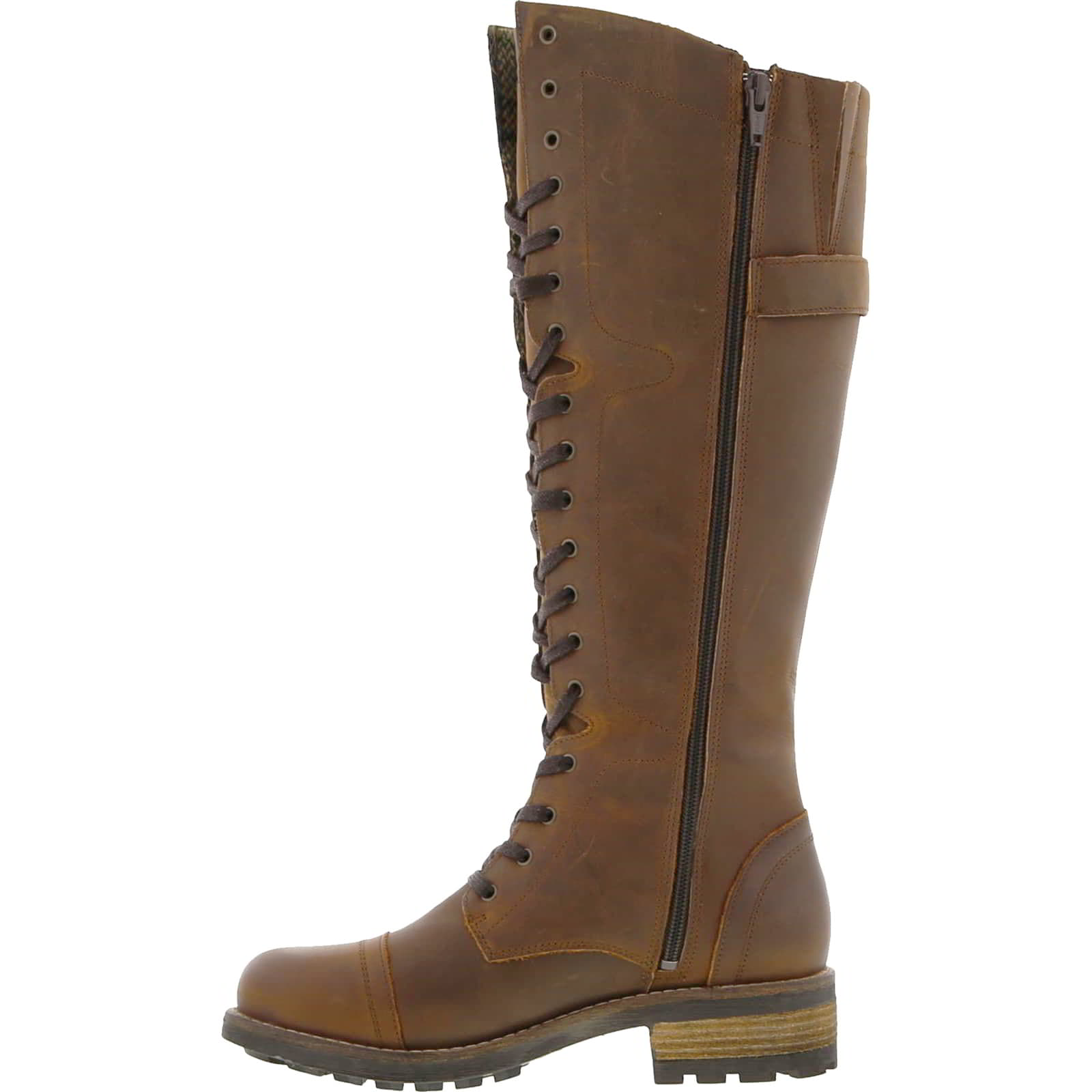 Oak & Hyde Womens Bridge 18 Tall Leather Boots - Cesar Cognac