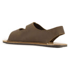 inside angled view of mens acacia back strap sandals showing inside upper design