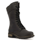 black Bridge 12 military boots shown from a front angled perspective