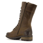 inside view of bridge 12 military boots showing full inside zip