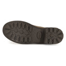 Outsole of dark brown Bridge Chelsea 2 boots showing tread pattern