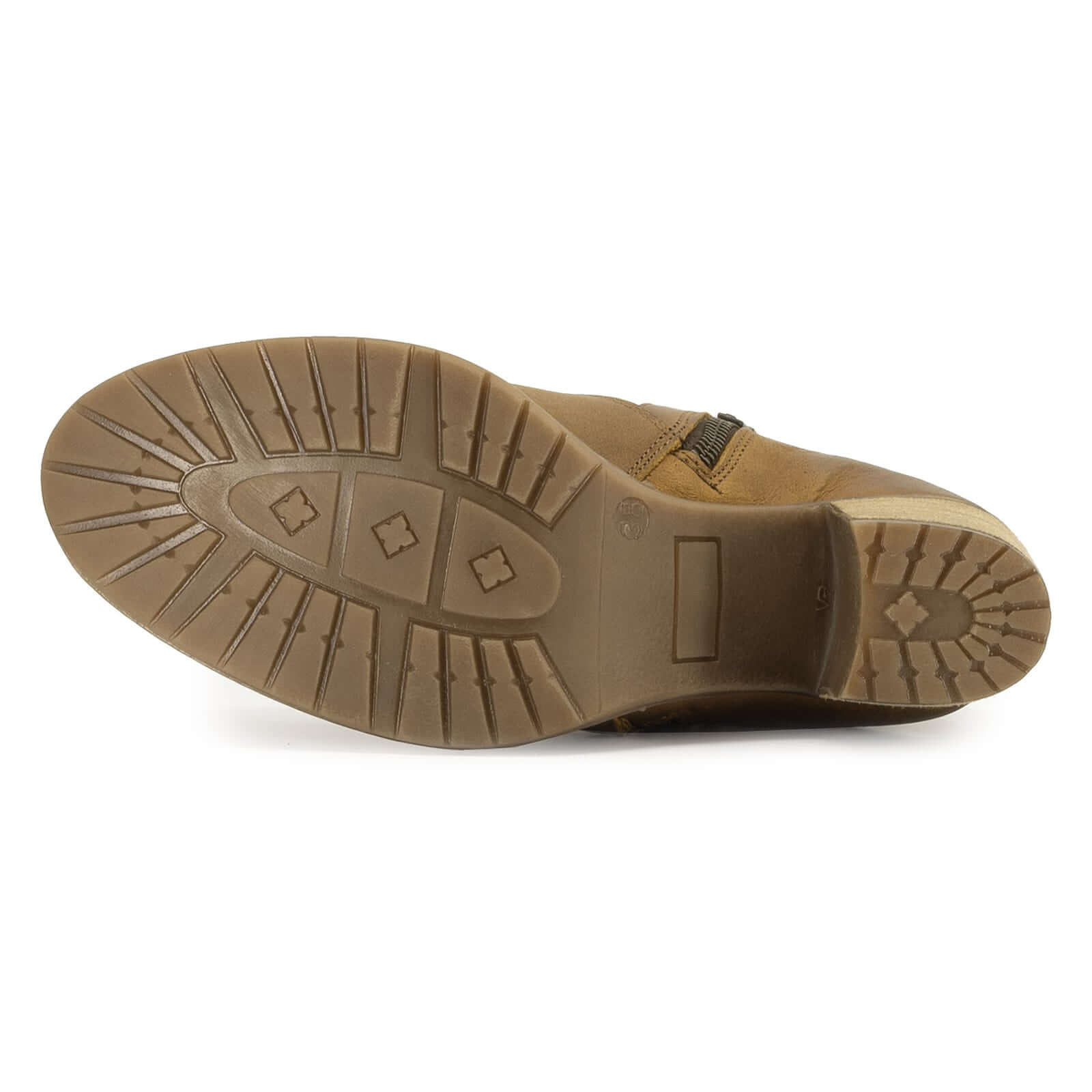 outsole of Eastside 2 boots in tan showing tread pattern