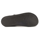 zero drop outsole of black barefoot trainers on white background