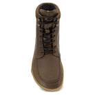 top down view of redwood in dark brown showing toe shape