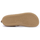 zero drop outsole in tan colour on a white background
