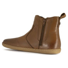tan oak & hyde chelsea boots side view showing zip fastening