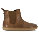tan oak & hyde chelsea boots side profile with elastic panel