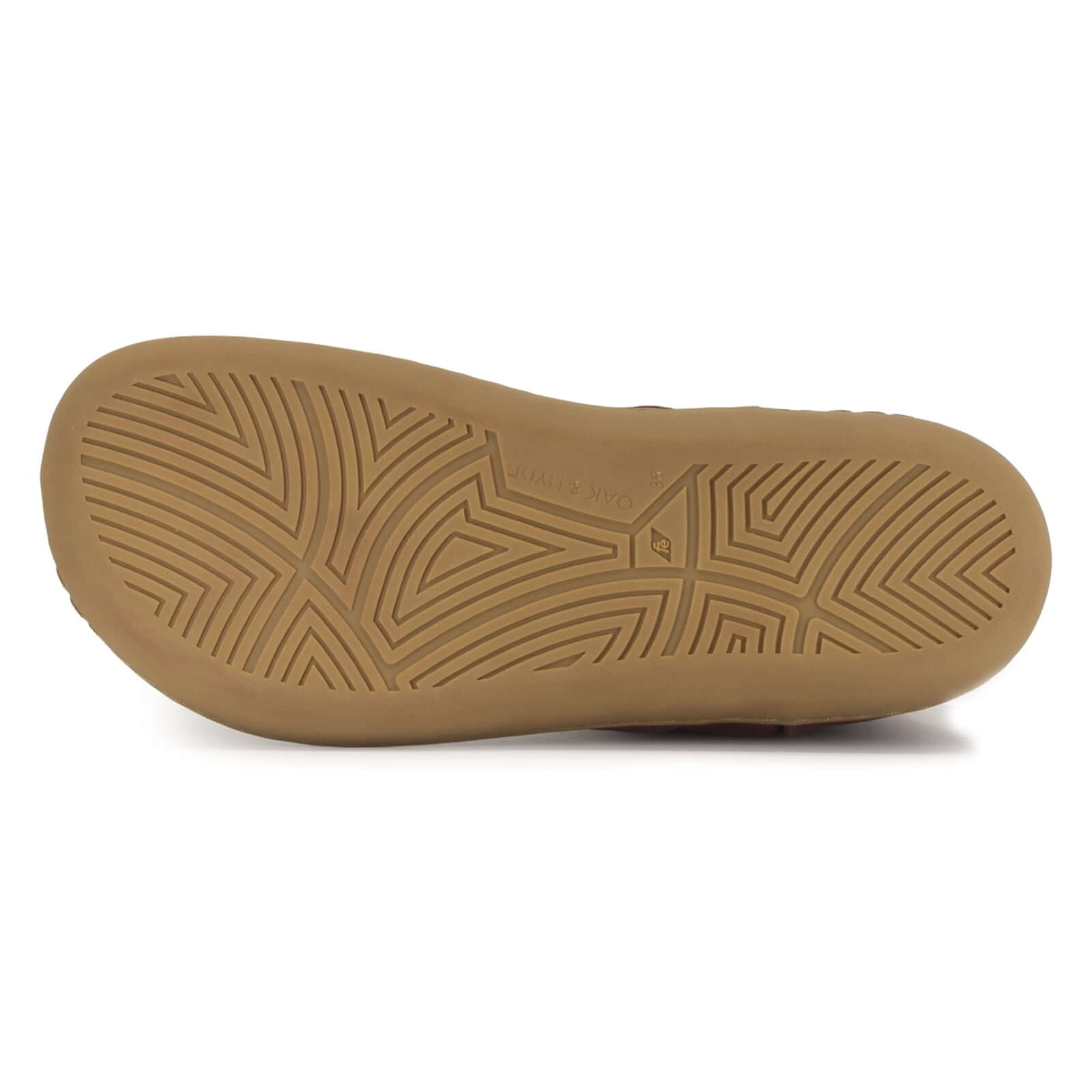 zero drop outsole of willow zip barefoot ankle boots in wine showing tread pattern