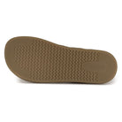 zero drop gum coloured outsole of womens larch barefoot trainers showing tread pattern
